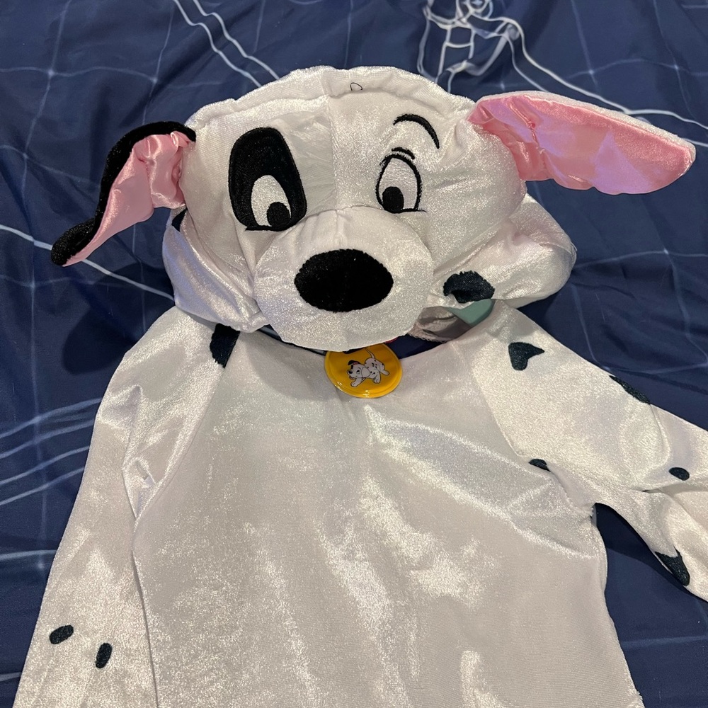 Dalmatian Dog Costume with Hood 12-18m